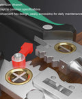 Close-up of Licavey 23 In 1 Multifunctional Wire Stripper Pliers showing extension wrench and design details for electrical work.