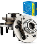 Front Wheel Bearing And Hub Assembly For 2002 Through 2008 Dodge Ram 1500 With ABS 5 Lug 2 Pieces Premium Replacement 515072