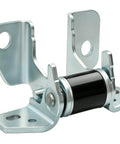 Premium Steel Lower Door Hinge Driver Side Left Front Hella Strong Straight Bolt Up Auto Replacement Fits Dodge Charger Durango Chrysler 300 Jeep Grand Cherokee Replaces 55113665AI, detailed view of hinge with steel and black components.