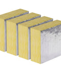 Top Notch Mineral Wool Acoustic Insulation Panels With Heavy Duty Aluminum Foil Backing sound dampening heat barrier, 24x24x1.6 inch, 4 pack