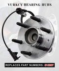 Front Wheel Bearing Hubs Assembly For GM Trucks 2WD Fits Cadillac Escalade ESV Tahoe Suburban Silverado 1500 Avalanche GMC Sierra 1500 Yukon XL 1500 6 Lug With ABS OEM 515097 Replacement