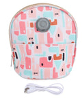Grab And Go Breastmilk Cooler Bag Crafted From Tough Canvas With Plug In Usb Cooling And Warming Ports For Parents On The Fly Travel Friendly Insulated Nursing Pouch Fits Stroller Or Car Seat, with colorful design.