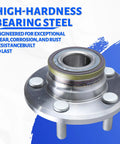 Front Wheel Bearing Hub Assembly 2x 513224 For 2005-2014 Chrysler 300, 2008-2014 Dodge, high-hardness steel detail.