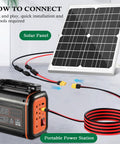 12 AWG XT60 Extension Cable 3 Feet 2 Pack connecting solar panel to power station with male to female connectors.