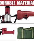 1500W Electric Post Hole Digger With 6 Inch And 4 Inch Augers, Reverse Function, Carry Bag, durable material close-up