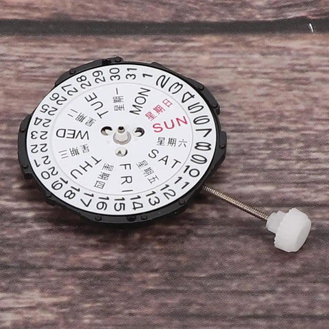 Three Hands Quartz Movement With Date Display Replacement For Watch Repairs And Watchmakers Dual Calendar Pro