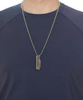 Titanium Mini Pocket Knife With Bottle Opener For EDC And Outdoor Gear worn as necklace