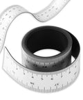 Durable Flexible Magnetic Measuring Tape 39.37 Inch With Inches And Centimeters Dual Units For Classroom Whiteboard Workshop