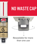 Plastic Bonder Structural Adhesive Syringe Tan 25 ml with resealable no waste cap for durable bonds on plastic surfaces