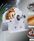 Low RPM Permanent Magnet Generator For Water And Wind Turbines, 3-Phase Gearless AC Alternator With Rectifier and components