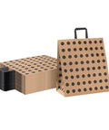 Polka Dot Kraft Paper Shopping Bags With Handles Large 15.9 By 9.8 By 17.3 Inch 100 Sustainable Takeout Bags For Weddings And Parties