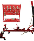 Beast Of A Car Frame Repair Machine With Puller And Straightener For Auto Body Restoration, 10 Ton Capacity 98KN, 92.5 Inch Long Frame Tool