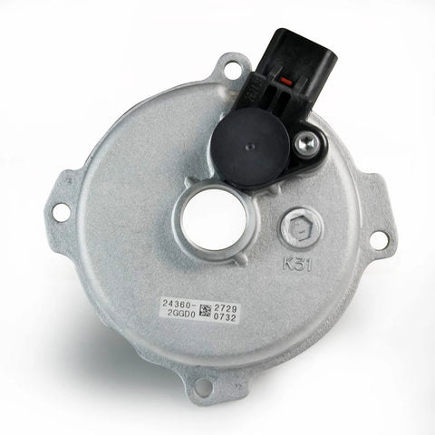 Front view of Drop In Engine Variable Timing Solenoid With Sensor For Hyundai And Kia 2015-2021 2.0L 2.4L Engines Replacement