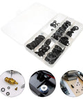 260 Piece Manganese Steel Push On Washers And Locking Tooth Washers Fastener Kit M3 Assortment in box with industrial use examples
