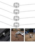 Stainless Steel Small V Shaped Torsion Springs Kit Set 10 Pcs High Torque Consistent Heavy Duty Hardware Replacement For Toolbox Locks And Home DIY Repairs, stainless steel spring set