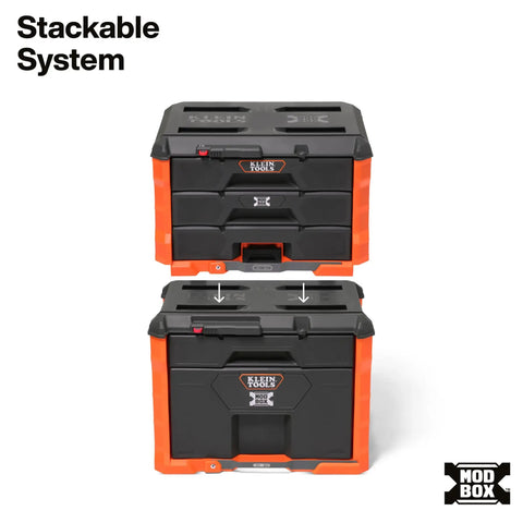 Bombproof 3 Drawer Tool Organizer Stackable Storage Bin With Swivel Adjustable Dividers And 50 Pound Rating Designed For Custom Mobile Workstations Built Like A Tank For Contractors Nationwide