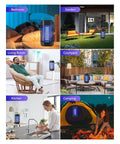 Indoor And Outdoor Bug Zapper Electric Mosquito Trap Waterproof Fly Traps Mosquito Killer for Home Backyard Garden Patio Camping