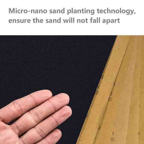 Wet Dry Sandpaper Set With Pro Grade Assorted Grits 1000 1200 1500 2000 2500 3000 54 Sheets, hand touching sheets