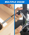 Heavy Duty 208 Piece Screwdriver Bit Set With One Quarter Inch Hex Shank Chrome Vanadium Steel Bits in use for DIY repairs