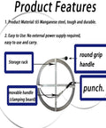 Product features of Kick Pesky Clogs To The Curb With This Heavy Duty Manual Drain Cleaning Rope And Flat Steel Pipe Auger.