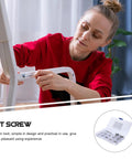 Full Throttle 400 Piece 304 Stainless Steel Socket Grub Screw Assortment Kit With Complete M3 M4 M5 M6 M8 Hex Key Allen Screws Bundle Suitable For Home Repair Bathroom Fixtures And Workshop Needs, woman assembling chair