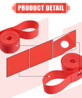 Red PVC Rim Tape For 700C 27 Inch Bike Wheels, Rim Liner Strip To Protect Inner Tube And Prevent Flats, Durable Pair Detail