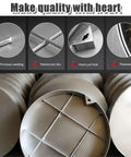 Heavy Duty Round Manhole Cover With Frame And Invisible Sewage Basin Lid, 60x60 Cm Stainless Steel showing reinforced grate and design