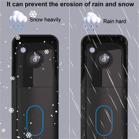 Doorbell Mount For Blink Video Doorbell 2nd Gen 2025 With An Adjustable Weatherproof Protective Case, No Drilling Required