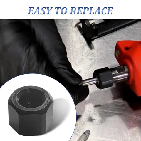 Quarter Inch Collet Nut Replacement for 2485-20 2486-20 2784-20 5192 5194 5196 Die Grinders and 2723-20 Compact Router installation