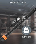 Ropeless Battle Ropes For Home Gym 2 Pack Quiet Cordless Ropes, adjustable weight handles, 17.3in size, 1.54 lbs displayed