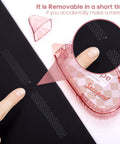 Finger using Double Sided Craft Tape Roller Kit 4 Pack 0.3 Inch x 26 Feet Clear Adhesive for Scrapbooking Journaling and School Projects