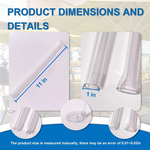 2 Pack Spray Tube Replacement For 9L Beverage Dispensers 2914 Spare Part Durable Build Easy Install Back Up Kit For Commercial Coffee And Beverage Machines 11 in clear tube