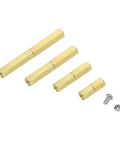 320 Piece Brass Spacer Standoff Kit With Male And Female Hex Spacers Nuts And Stainless Steel Screws For M2.5 Hardware Projects