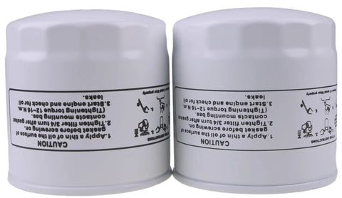 Two Pack Hydro Filter Replacement That Fits Bad Boy Scag Toro John Deere Bobcat Ariens Case Clark Hitachi New Holland IH Models