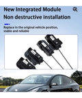 Diagram of Honda City Grace Ballade GM Car Automatic Electric Soft Close Door Closer Power Closing System installation module.