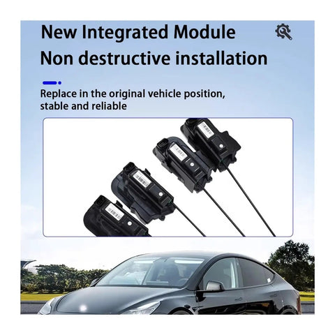 Diagram of Honda City Grace Ballade GM Car Automatic Electric Soft Close Door Closer Power Closing System installation module.