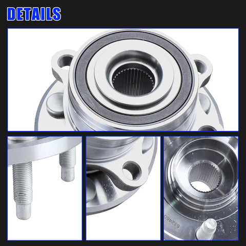 Heavy Duty Front Wheel Hub Bearing Assembly For 2011 2018 Explorer And 2013 2018 Police Interceptor Utility 5 Lug With ABS Direct Replacement WE60589 BR930809 Absolute Fit And Reliable Performance details