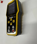 Outdoor Garden Environmental Monitoring Instrument With PH Meter For Soil And Water Testing, yellow display on white background.