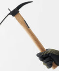 One-Handed Pick Mattock For Garden Work Heavy Duty Cruciform Hand Tool With 9.4 Inch Head 3.5 Inch Horn 14.2 Inch Handle