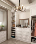 Rustic 6 Light Chandelier With Antique Bronze Finish That Rocks French Country Vintage Pendant Light Fixture in closet room