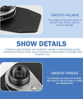 Close-up of the 4 In 1 Disc Brake Piston Separator And Caliper Press Tool With Anti Slip Ratchet Wrench, highlighting smooth surface details.
