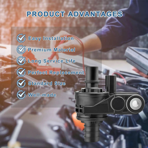 Heavy Duty Coolant Bypass Valve Replacement For Toyota Avalon Camry RAV4 Engine Cooling Flow Regulator Part 1667125010 shown with installation advantages.
