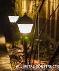 Six Pack 1.5W LED Outdoor Pathway Lights Low Voltage Kit With 100 Lumen Warm White 3000K Bronze Metal Hardwired Walkway Lights
