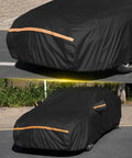 Ford Mustang All Weather Car Cover Waterproof Custom Fit 1994 2025 With 420D Oxford Heavy Duty Windproof Snowproof Dustproof UV Hail Protection