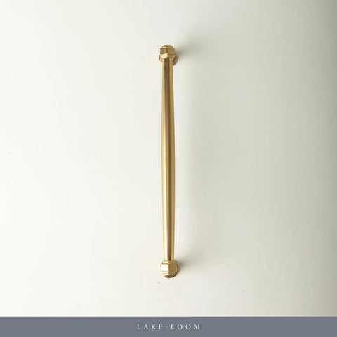 Haywood 10 Pack Brushed Brass Cabinet Pulls 7.5 Inch 192mm Gold Handles Solid Zinc Alloy for kitchen bath drawers