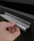 Peel And Stick Finger Pull Handles For Kitchen Drawers Zero Drill Installation Hassle Free Screwless Cabinet Knobs shown on drawer.