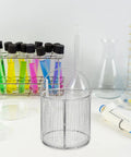Pro Grade Stainless Steel Parts Cleaning Basket With Integrated Filtration And Liquid Recirculation For Ultrasonic Cleaning Of Precision Lab Parts And Industrial Equipment In Harsh Environments stainless steel mesh basket with handle, lab glassware
