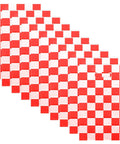 Race Car Themed Gift Bags With Handle Pack Of 50 Portable Lightweight Plastic Candy Bags Checkered Pattern