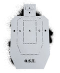 Heavy Duty 10 Mil Mylar Silhouette Target Stencil For Cardboard Or Paper Shooting Targets Reusable Draw N Draw Template