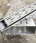 Outdoor Trench Drainage Kit For Pathways Courtyards Lawns And Driveways With Easy Install Grate System And Hidden Channel